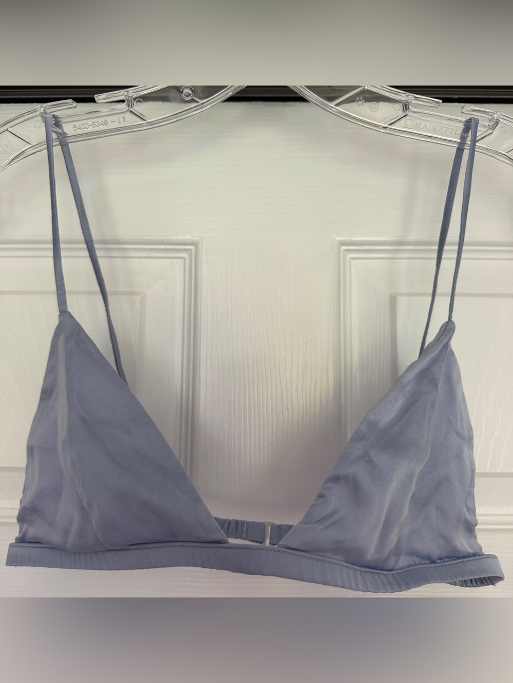 FLEUR DU MAL | Luxe Triangle Bra MEDIUM - SKY BLUE